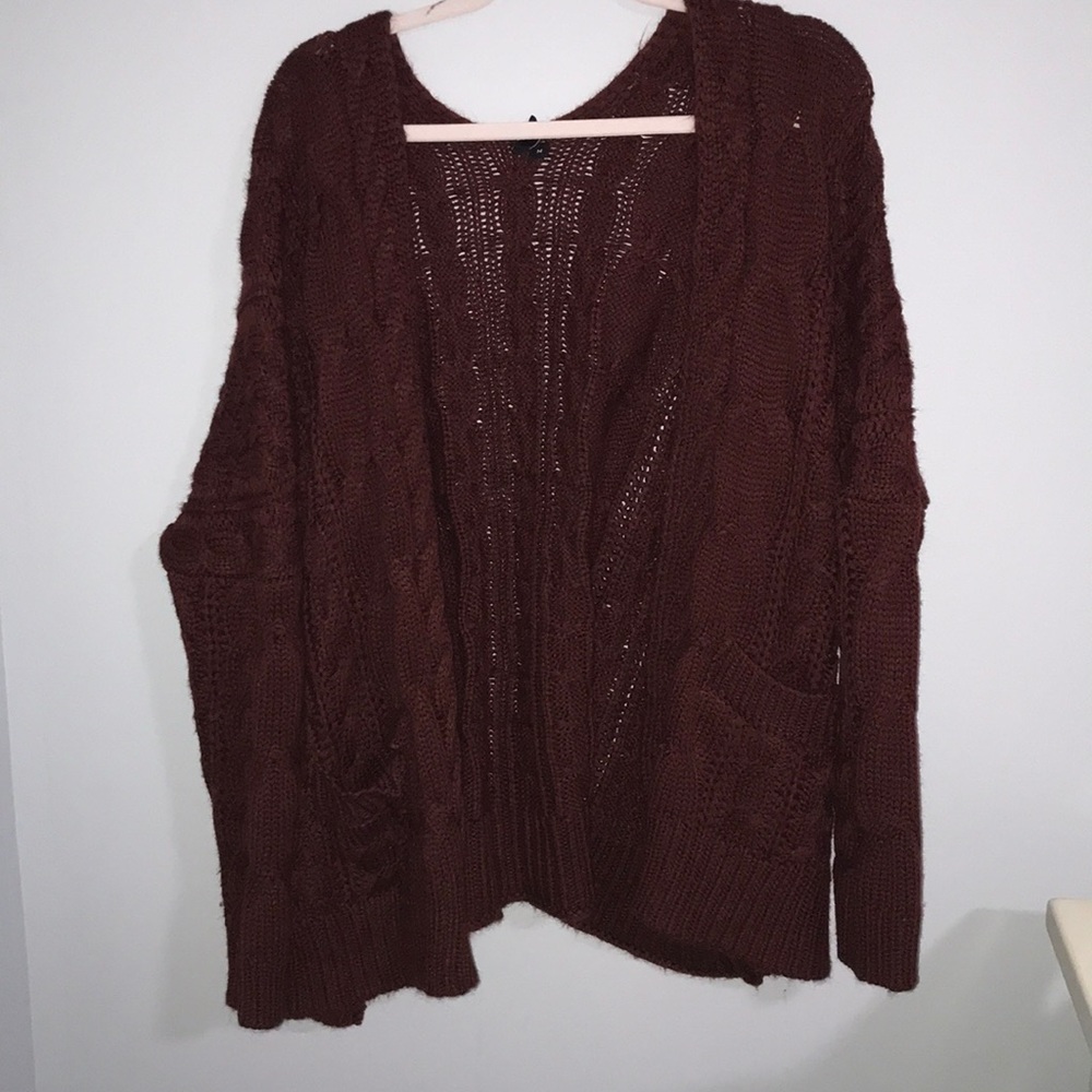 oversized cardigan